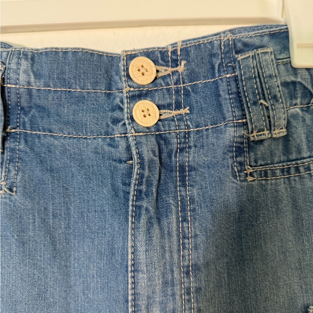 Free People High Rise 80s retro paint splatter Petaluma Denim Jeans. - Picture 9 of 12